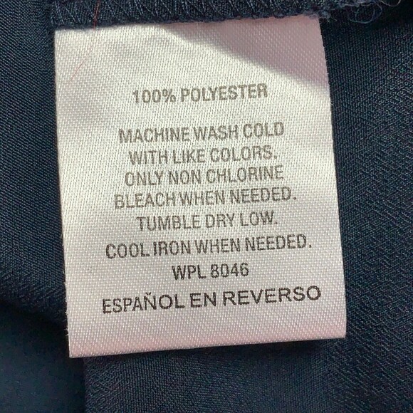 Maison Jules Women's Dress Medium Blue Multicolor Polka Dots Sleeveless - Picture 7 of 7